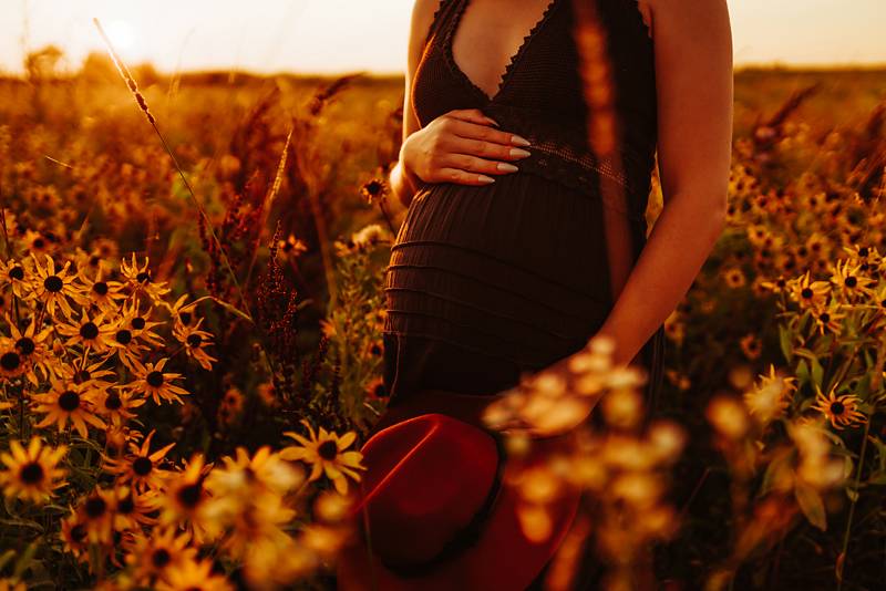 Kambria|Wildflower Maternity Photoshoot